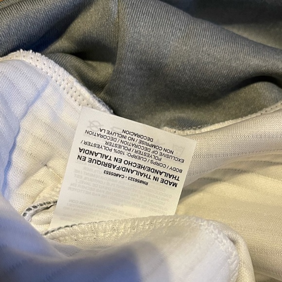 Nike Logo Just Do It pullover quilted sweatshirt M - Picture 3 of 5